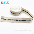 Logotipo personalizado Nylon Jacquard Elastic Band